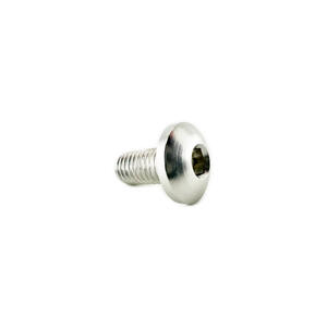 Special Screw With Button Head , Ergal M5 L10 Head Ø10 Silver