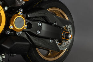 Copri Cinghia Inferiore In Carbonio per Yamaha <p>Colore Naturale</p>