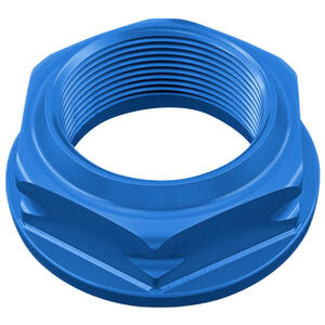 Special Nut35x 1,5 Ergal  (Contact Surface D=55) Blue