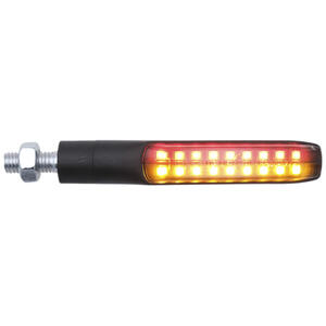 Frecce + luce rossa posteriore  + luce stop( Coppia Indicatori Di Direzione Omologati  E....) <p>Nero</p>