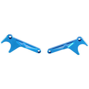 Pair Of Lifters For Stands With Rollers Blue