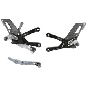 Adjustable Rear Sets With Fixed Foot Pegs <p>Colore Naturale</p>