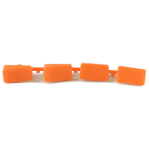 Soft Touch Lever Rubber Insert Arancione