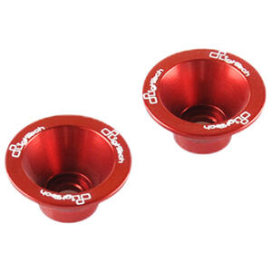 Kit Anodized Cone Ø6 For Handlebar Balancers (Couple) <p>Rosso</p>