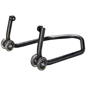 Modular Iron Rear Stand With Rollers And 4 Wheels <p>Nero</p>