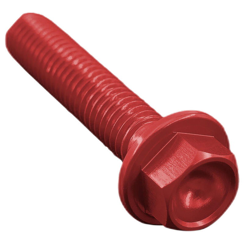 Hexagonal Head Ergal Cl 004 M8 L. 45 Rosso