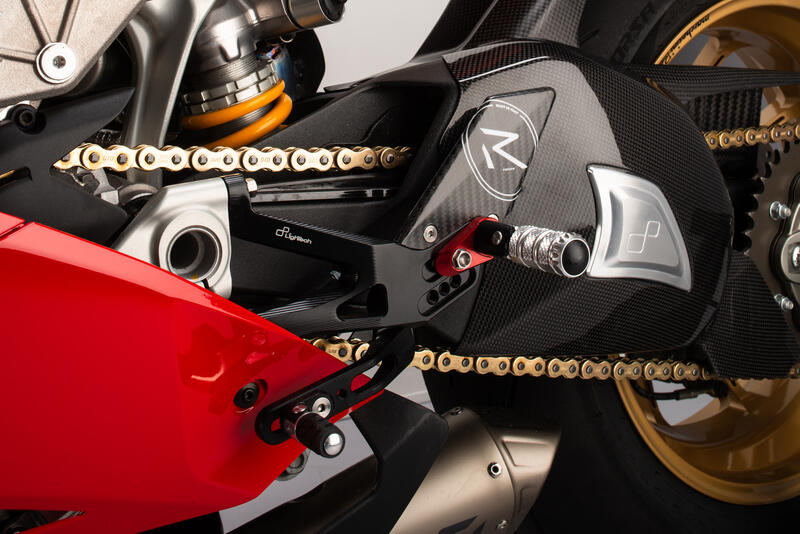 Slider Di Protezione In Carbonio per Ducati Argento