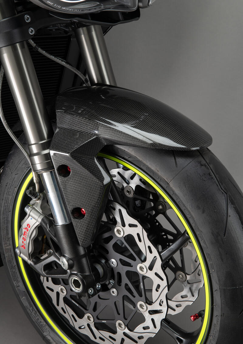 Carbon Front Mudguard for Triumph Lucido