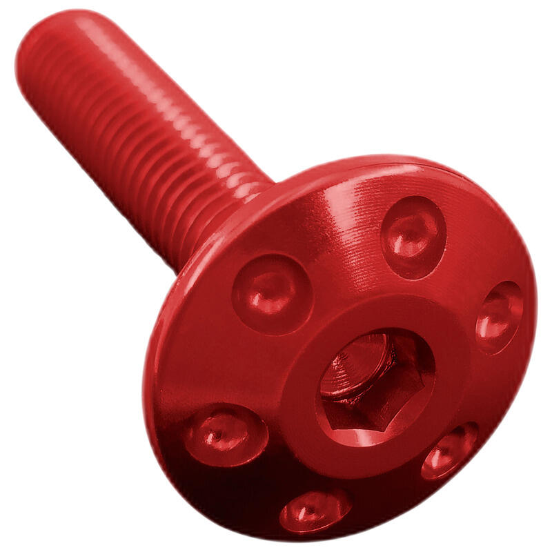 Drilled Screw M6 X 25 Rosso