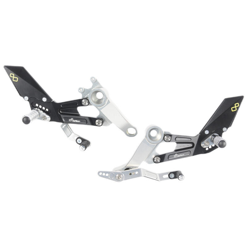 Adjustable Rear Sets With Fold Up Foot Pegs Naturale