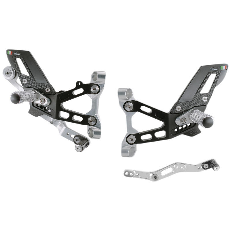 Adjustable Rear Sets With Fixed Footpeg Naturale