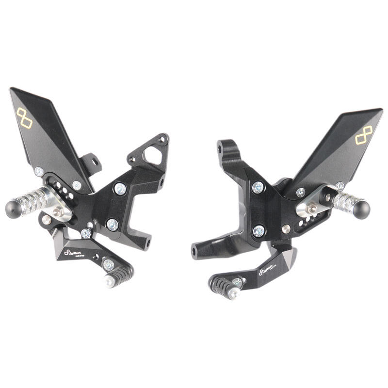 Adjustable Rear Sets With Fold Up Foot Pegs Naturale