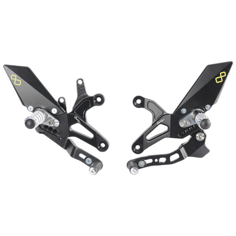 Adjustable Rear Sets With Fold Up Foot Pegs , reverse Shifting Naturale
