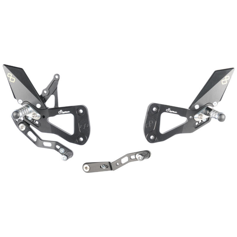 Adjustable Rear Sets With Fold Up Foot Pegs Naturale