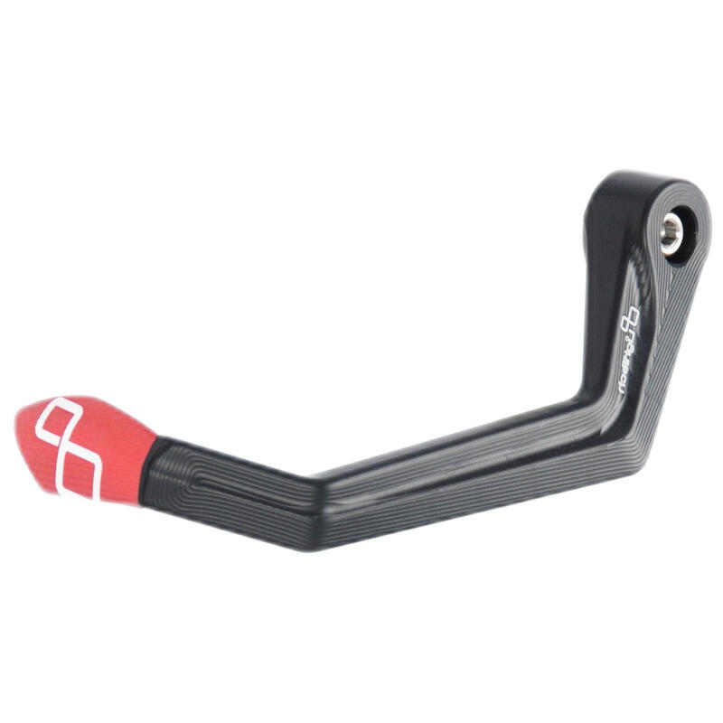 Aluminum Clucth Lever Guard - Axle Base 148 mm / Anodized Guard end Rosso