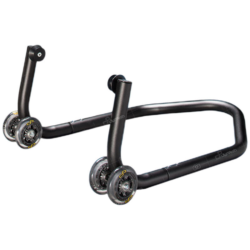 Modular Iron Rear Stand With Rollers And 4 Wheels Naturale