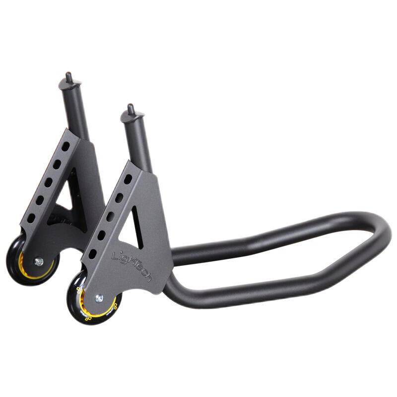 Iron Front Stand With Wheels Naturale