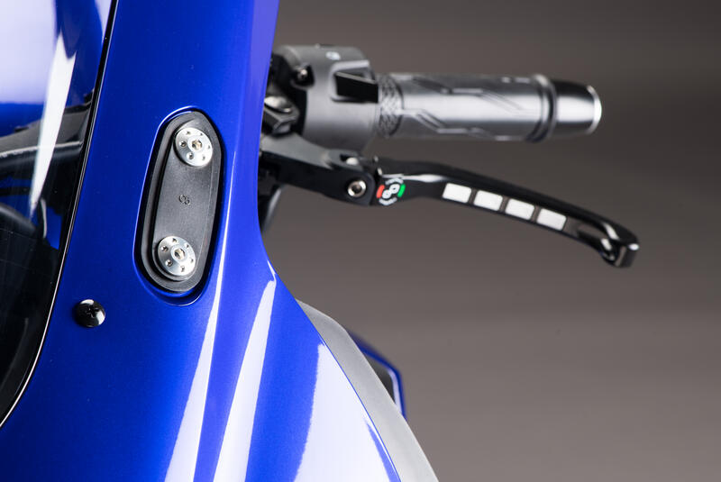 Coppia tappi sede specchio per Yamaha Nero