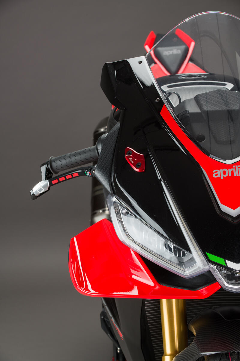 Coppia Sede Tappi Specchio per Aprilia Nero