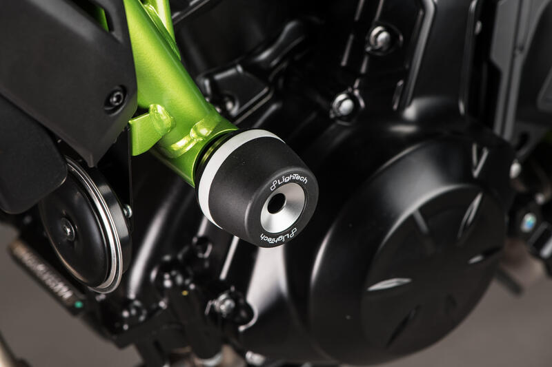 Kit Protezioni Telaio Ammortizzate per Kawasaki Nero