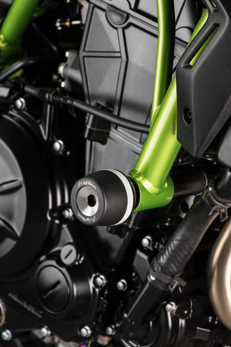 Kit Protezioni Telaio Ammortizzate per Kawasaki Nero