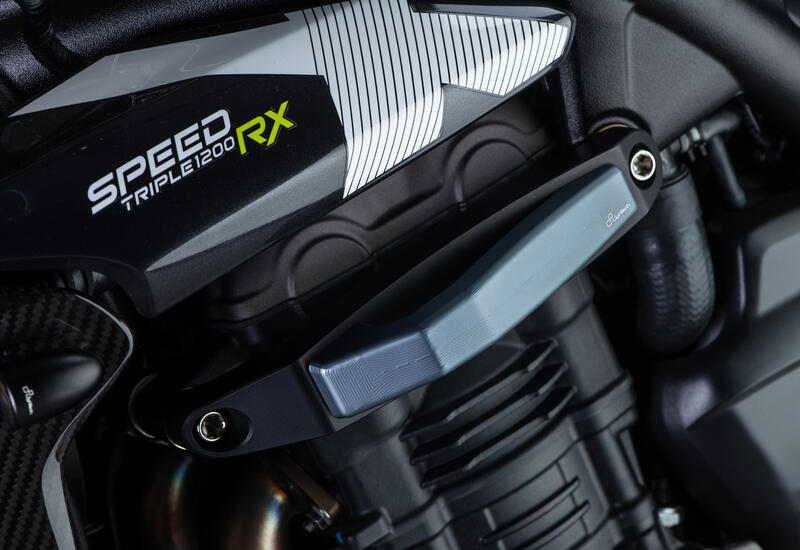 Kit Protezioni Telaio Ammortizzate per Triumph Grigio