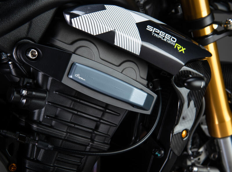 Kit Protezioni Telaio Ammortizzate per Triumph Grigio