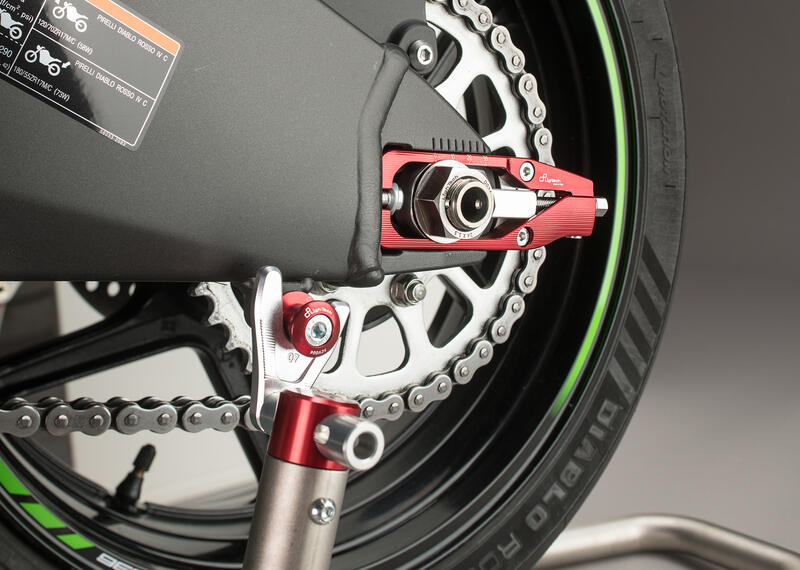 Tenditori Catena per Kawasaki Rosso