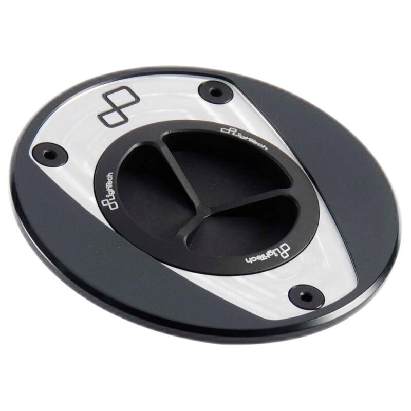 Fuel Tank Cap with Spin Locking (B&W Finish) Naturale