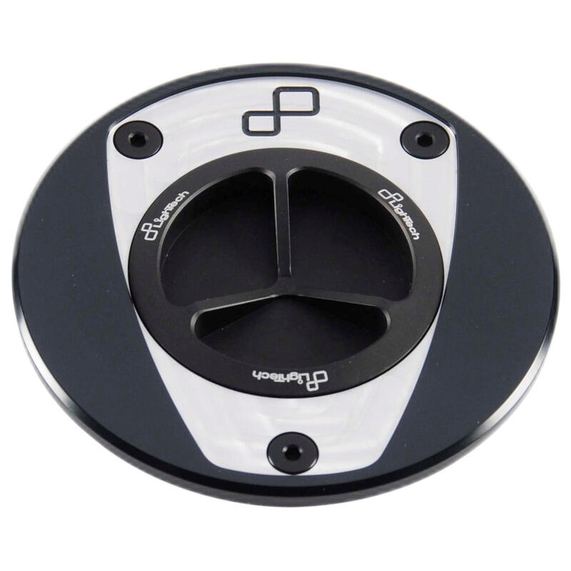 Fuel Tank Cap with Spin Locking (B&W Finish) Naturale