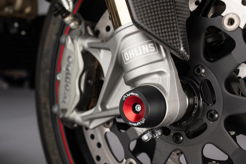 Wheel Axle Sliders Kit for Ducati Rosso