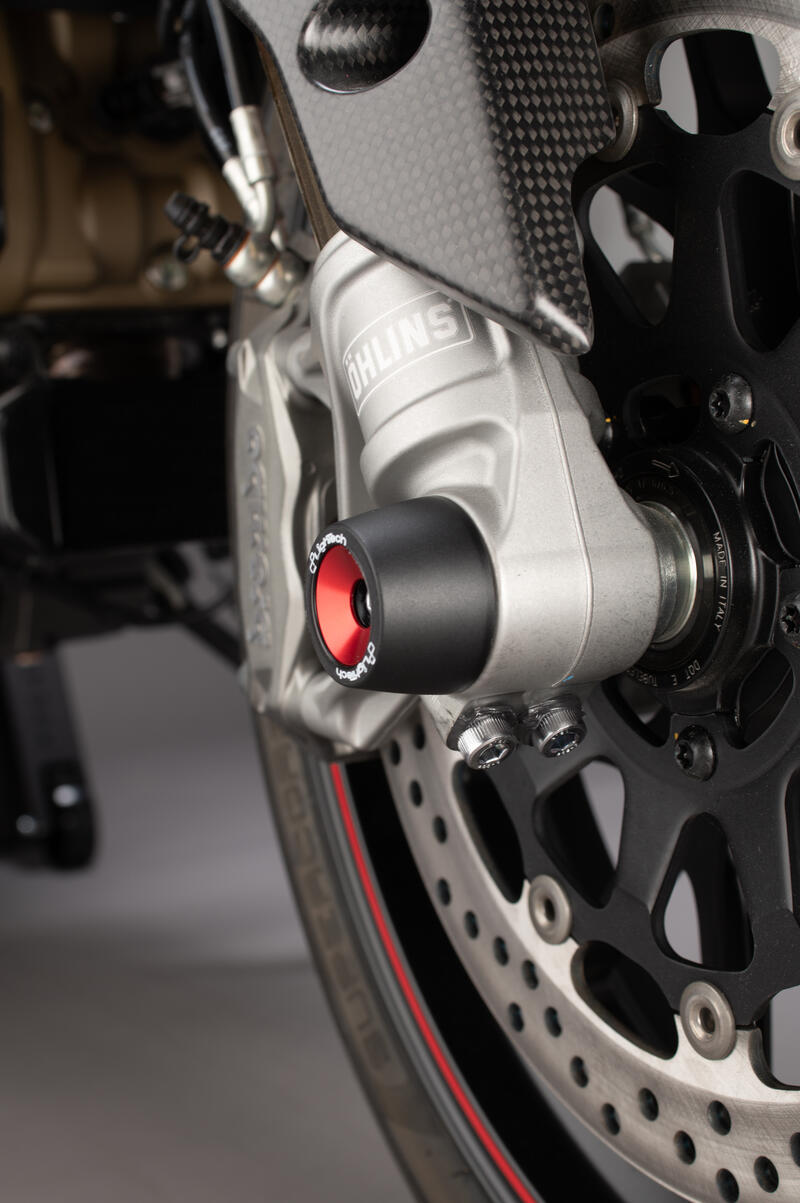 Wheel Axle Sliders Kit for Ducati Rosso