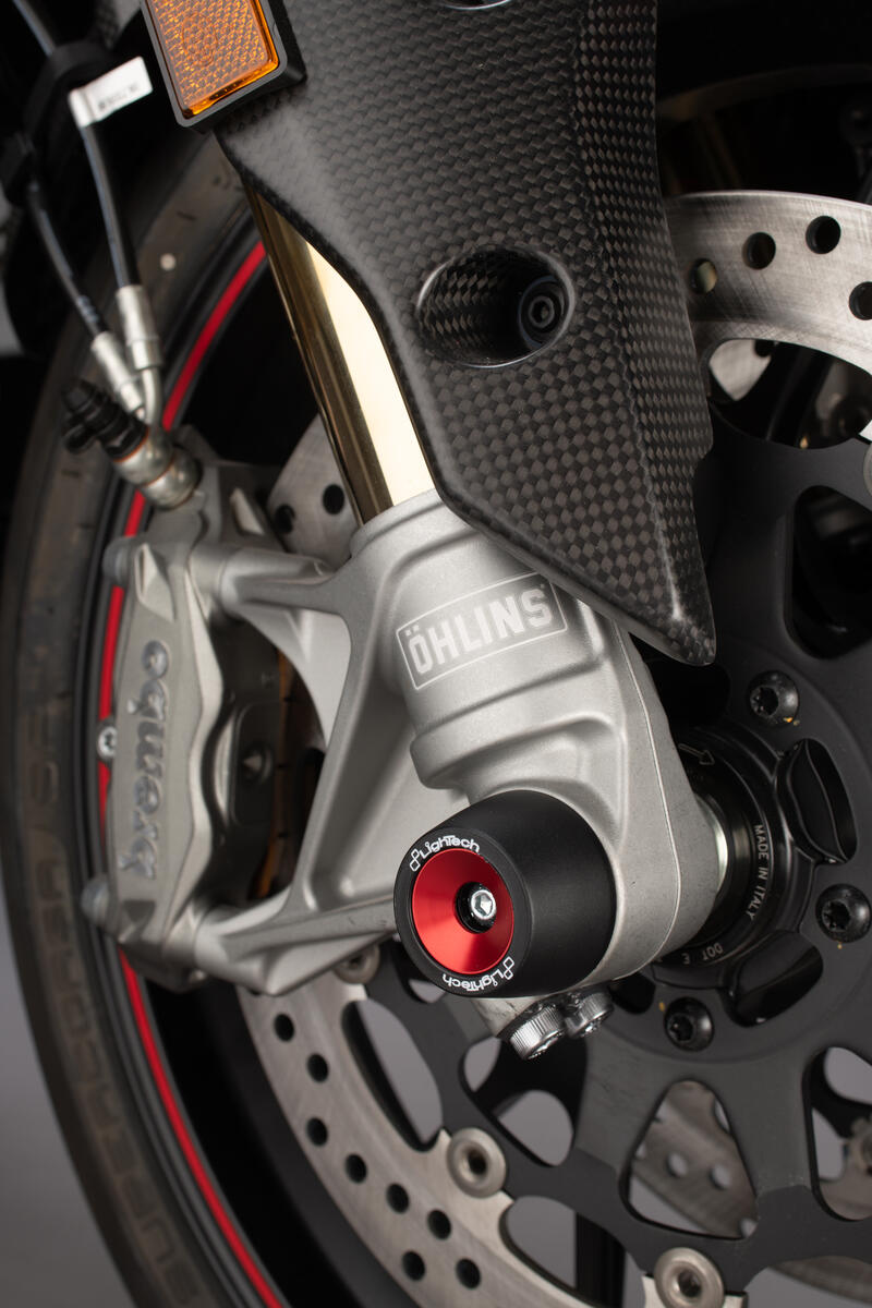 Kit Protezioni Perno Ruota per Ducati Rosso